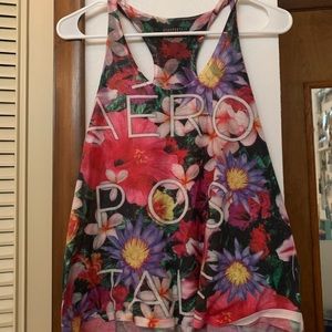 Floral Aeropostale tank